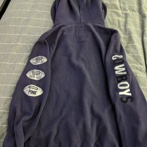 Rare Victoria Secret Dallas Cowboys Pink Hoodie
